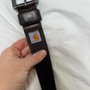 Carhartt Dark Brown Leather Belt